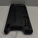 PS5/Slim/Pro Stand for Disc & Digital Console, PS5 Cooling & Charging Station with RGB Lights, PS5 Controller Charger Built-in 3 Level & AUTO Adjustable Fan, PS5/Slim/Pro Accessories Comes 3 USB Ports (Black & White)