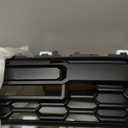 Front Grille For Tacoma 2024 2025 Hollow Grill with Amber Lights and Dual Color LED Light Bar Matte Black Front Bumper