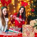 Jetec 12 Pcs Christmas Beaded Candy Cane Ornament 5 Inch Wooden Bead Farmhouse Tree Ornament Rustic Wood Candy Canes Xmas Hanging Decoration for Holiday Tiered Tray Home Decor Holiday Gift Toppers