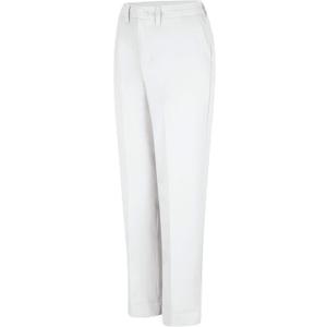 Red Kap Women's Elastic Insert Work Pant (White) 
22W x 28L