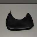 KKXIU Shoulder Bag for Women Small Purse Cute Clutch Hobo Handbag Trendy Crescent Bag (Black)