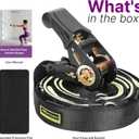 Manificent Door Anchor for Resistance Bands, Heavy Duty Padded Door Anchor System Door Hook, Must-Have Workout Exercise Bands Attachment Compatible for Loop Bands, Resistance Tube