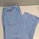 GUNLIRE Men's Thermal Fleece Lined Jeans Winter Slim Fit Thicken Stretch Warm Denim Pants (36, Light Blue)