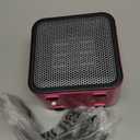 Amazon Basics Ceramic Space Heater, Mini Heater for Office Desk, Portable Tent Heater (Indoor Use), 500 W, With Tip-Over Protection, Lightweight (1.4 LBS), Pink, 5.9 x 3.2 x 6 inches