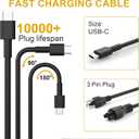 65W USB C Laptop Charger Compatible with HA65NM190 Dell Latitude 5420 5430 5440 5450 5400 5410 Power AC Adapter with Power Cord Cable Latitude 7400 7410 7420 7430 7440 7450