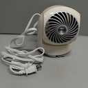 Vornado Flippi V6 Compact Air Circulator Fan, Quiet Portable Travel Fan for Office or Bedroom, Adjustable Head, 2 Speeds, Vintage White