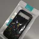Unov Case Designed for Pixel 8a, Black Phone Case with [Anti-Slip Embossed Pattern], Shockproof Slim Protective [Anti-Scratch TPU] Back Cover, Floral Bouquet
