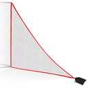 7x6ft 1Pcs Nylon Side Net Golf Accessory with 1 Sang Bag, Easy to Install Side Net for Golf Nets and Simulator Premium Sports Net Hitting Nets (Red)