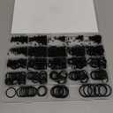 Romeda O Ring Kit 1050 PCS, O Ring Assortment Kit 21 Size, Metric Nitrile Rubber O Rings for Car Auto Vehicle Repair Faucet Plumbing Air or Gas Sealing Connections Resist Oil and Heat