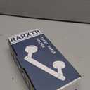 Bathroom Toilet Paper Holder Wall Mount SUS304 Stainless Steel Double Post Pivoting Toilet Paper Roll Holder Wall Mounted for Bathroom RV Commercial Toilet Tissue Dispensers, Brushed Nickel