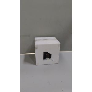 U-QE 100 Pieces White Plastic Plates - Premium Heavy Duty Plastic Plates for Wedding and Party Use Including 50PCS 9 '' & 50PCS 6.5 ''