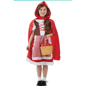fun shack Red Riding Hood Costume for Girls - Classic Fairy Tale Outfit for Dress Up, Parties, and Halloween Events Small
