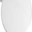 Bidet Toilet Seat Elongated Bidet Seat with Slow-Close, Non-Electric Bidet seat with Dual Nozzles, Fit Elongated Toilet Seat, Water Pressure ControlEasy to Install