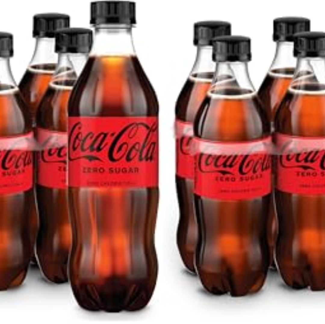 Coke Zero Sugar Diet Soda Soft Drink, 16.9 fl oz, 24 Pack, Best By September 15,2025
