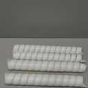 4/6/8 Pcs Tree Trunk Protector-2 Size Plastic Spiral Tree Guard Tree Trunk Protector Wrap Tree Bark Protector Tube Tree Wraps to Protect Bark Tree Saplings from Deer Cats Rodents Rabbit Mowers (White)