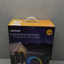 Karaoke Machine with 2 Wireless Rechargeable Microphones: Portable Bluetooth Speaker for Adults & Kids - PA System with Lights Supports TWS/TF Card/USB/AUX for Home Party