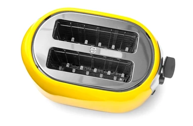 2 Slice Toaster Retro Stainless Steel, Yellow  2 Slice Toaster Retro Stainless Steel, Yellow