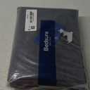 Bedsure Queen Sheet Set - 4 Pieces Soft Queen Size Sheets - Breathable & Cooling - Hotel Luxury - Easy Care Polyester Microfiber Bedding for Women, Men, Dark Grey