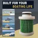6D8-24563 2 PCS Fuel Filters for Yamaha 4 Stroke 25-135 HP Outboard Engines 6D8-WS24A-00 6D8-24563-00 18-79799
