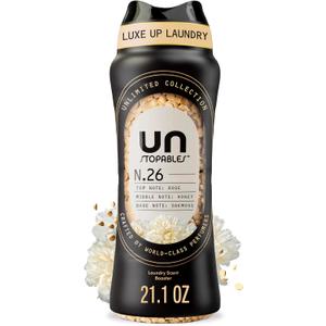 Downy Unstopables Unlimited Collection In Wash Laundry Scent Booster Beads, No. 26, Fine Fragrance, Long Lasting Fresh Scent Beads, 21.1 oz