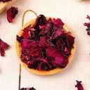 Dried Red Rose Petals, Real Natural Dried Rose Petals 50g for Tea, Cake, Soap Making, Candle Making, Wedding, Confetti, DIY Crafts Edible (darkrosept50g) (Darkpetal)