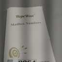 HopeWan Gold Mailbox Number Stickers, Self Stick Door Address Numbers for Apartment, 3D Raised Style, Gold Shinny, 2 3/ 4 Inches High, Pack of 2 Sets