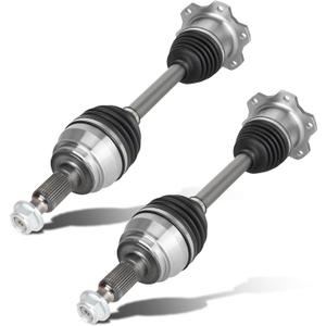 Pair (2) Front CV Axle Shaft Assembly [only for 4WD/AWD 6-Lug] for Chevy Silverado 1500 07-20 Tahoe Suburban, GMC Sierra 1500 07-20 Yukon, Cadillac Escalade 07-20, Driver and Passenger Side