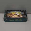 Christmas Decorations Indoor Outdoor - Nativity Set, Nativity Scene Candles with Remote Timer, Holiday Home Table Mantel Decor Centerpieces, Religious Gifts for Christians women, Flameless, Waterproof