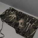 Floerns Girl's Camo Print Straight Leg Y2k Pants Elastic Waist Gym Track Pants S Size
