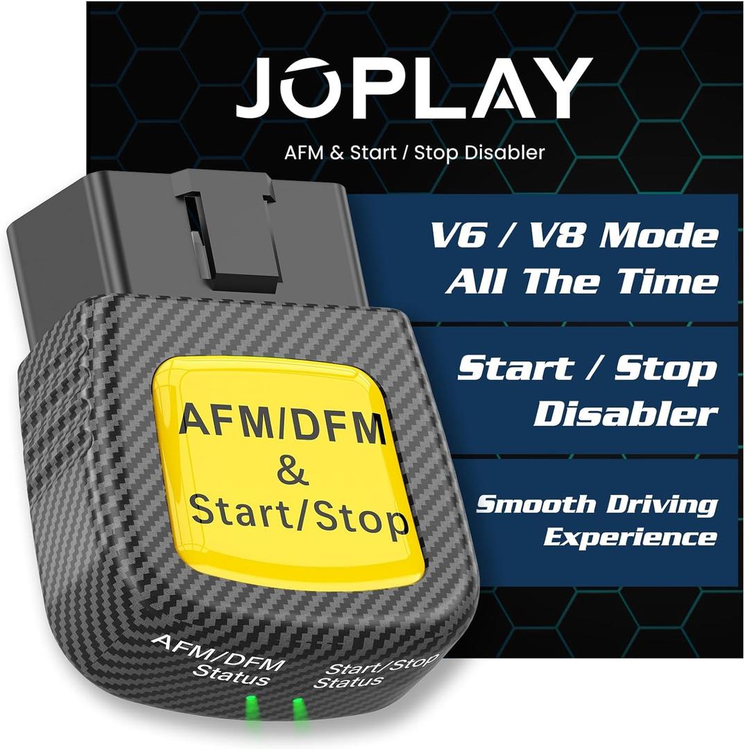AFM/DFM Disabler & Auto Start/Stop Eliminator, Active Fuel Management Disabler Compatible with GM V6 V8 Motors AFM Disabler 5.3 Silverado (Chevy GMC Sierra GMC Buick Cadillac Escalade) (Yellow)