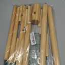 LIFKOME 1pc Wooden Standing Coat Rack Triangular Base Detachable Design for Coats Bags and Hats Stylish and Clothes Hanger for Bedroom and Entryway (170X46X46CM, White)