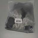 Womens Chemise Deep V Neck Lace Nightgown Slip Satin Sleepwear Nightdress (Black, M)