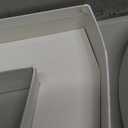 8in Fillable Paper Mache Number Cardboard Letter Birthday Charcuterie Treat Candy Tray Container (70)