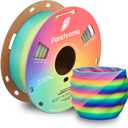 Polymaker Panchroma PLA Filament, Gradient Luminous Rainbow 1.75mm 3D Printing Filament, 3D Printer PLA Filament, Fit Most FDM 3D Printers, 1kg Spool (2.2lbs)