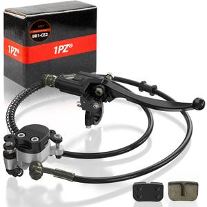 1PZ BB1-CE2 51inch Upgraded Hydraulic Brake Master Cylinder Caliper With Brake Pad Replacement for 79cc 97cc 2.8HP Baja Doodle bug DB30 Racer Motovox Go Karts Mini Bike Part