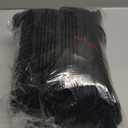 Hanes Men's Double Tough Socks, Crew and Ankle Moisturing Wicking Socks, Black & White, Multi-Packs (6-12, Black - 12 Pair)