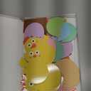 Fennoral 12 Pack Easter Craft for Kids - Make Your Own Easter Chick Foam Stickers Ornament DIY Arts and Crafts for Preschool Art Project Decoration
