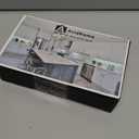 Asidrama 6pcs Zinc Cabinet Knobs, Brushed Satin Nickel Finish, Kitchen Cabinet Hardware, Drawer Knobs for Dressers, 2.1x1.2 inches, Includes Screws 