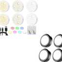 HOLKPOILOT Puck Lights with Remote 10pack