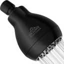 High Pressure Shower Head - Powerful Deluxe Bathroom Showerhead with Strong Spray Stream and Small Silicone Nozzles - Universal Fit Works with High and Low Water Flow Showers (2.5 GPM, Oil Rubbed Bronze)