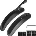 Fat Tire Bike Fender for 3.0-4.0 Wide Tire Mudguard Set Front and Rear 2 Parts-Universal Full Cover Thicken Bicycle Mud Guard Mudflap for Electric Bike Beach Bike
