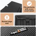TripleAliners Truck Mat Compatible with 2024-2026 Toyota Tacoma 6FT Accessories, Truck Bed Mat Heavy Duty Custom Fit All Weather Protection TPE Pickup Liner, with Tailgate Mat