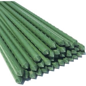 WAENLIR Garden Stakes 72 inch 6ft Sturdy Tomato Stakes, Plant Stakes for Outdoor Plants, Plant Support Sticks for Gardening, Pack of 25