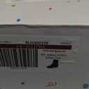 PANDANINJIA Girls Boots Fashion Square-Toe Dress Boots Low Heel Alyssa Ankle Booties with Zipper for Toddler Little Kids Big Kids (Black Suede)