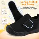 FEETCITY Toddler Shoes Boys Girls Toddler Slip On Sneakers Kids Tennis Shoes Sports Shoes Walking Shoe (Black) 20