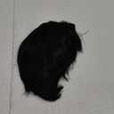 Topcosplay Men Wig with Mustache Black Short Wigs for Man Halloween Costume Party Cosplay Funny Wig