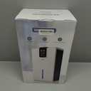 Dehumidifier, Dehumidifiers for Home, 98 OZ Water Tank, (1000 sq.ft) Quiet Dehumidifier for Basement Bathroom Bedroom with Humidity Display, Auto Shut Off, Relaxing 7 Color Ambient Light, CreamWhite