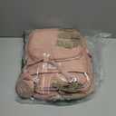 RUVALINO Diaper Bag Backpack, Multifunction Travel Back Pack for Girls, Maternity Baby Changing Bags with Changing Pad for Mom, Large Capacity, Waterproof and Stylish, Pink