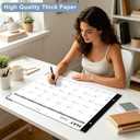 Desk Calendar 2026, KOPEESY 22" x 17" Large Desk Calendar, 18 Mouths From January 2026 to June 2027, Desktop Calendar with Notes and Thick Paper for Home, Office and School