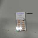 BTArtbox Short Almond Press On Nails - Aurora French Tip, Spring Glue On for Gifts, Natural Stick On in 16 Sizes - 32 Fake Nails Kit, Athena